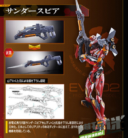 万代《EVA》赤红之二号机模型公开 经典涂装细节震撼！