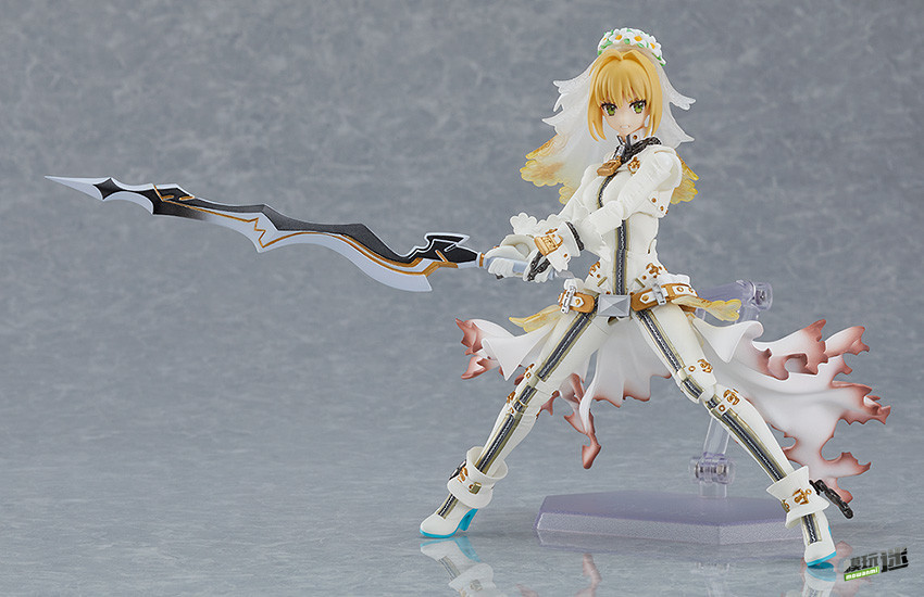 MaxFactory推出figma-559《FGO》Saber/尼禄[新娘拘束服]可动人偶