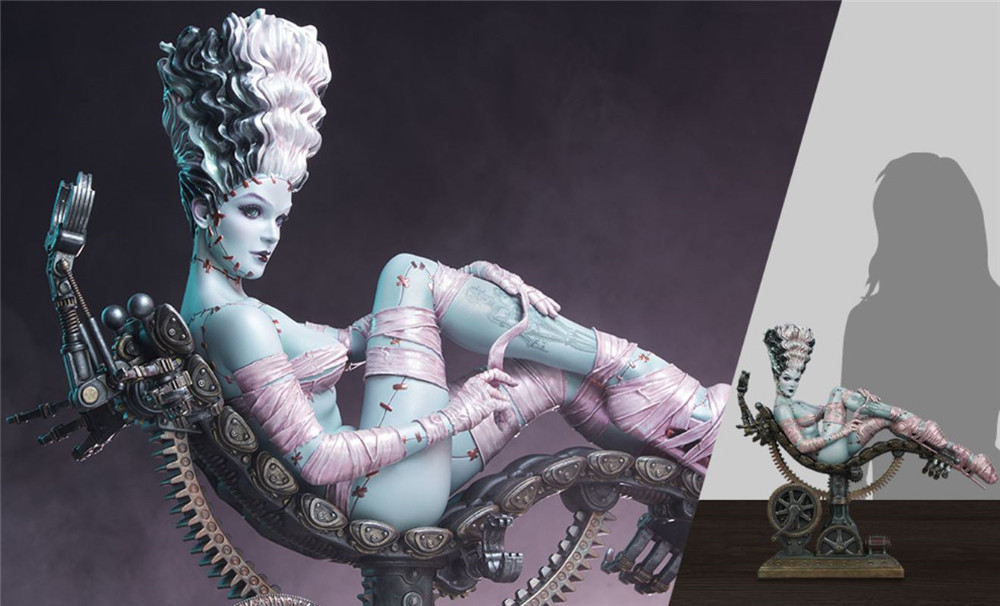 Sideshow Collectibles推出 重生的科学怪人新娘 雕像