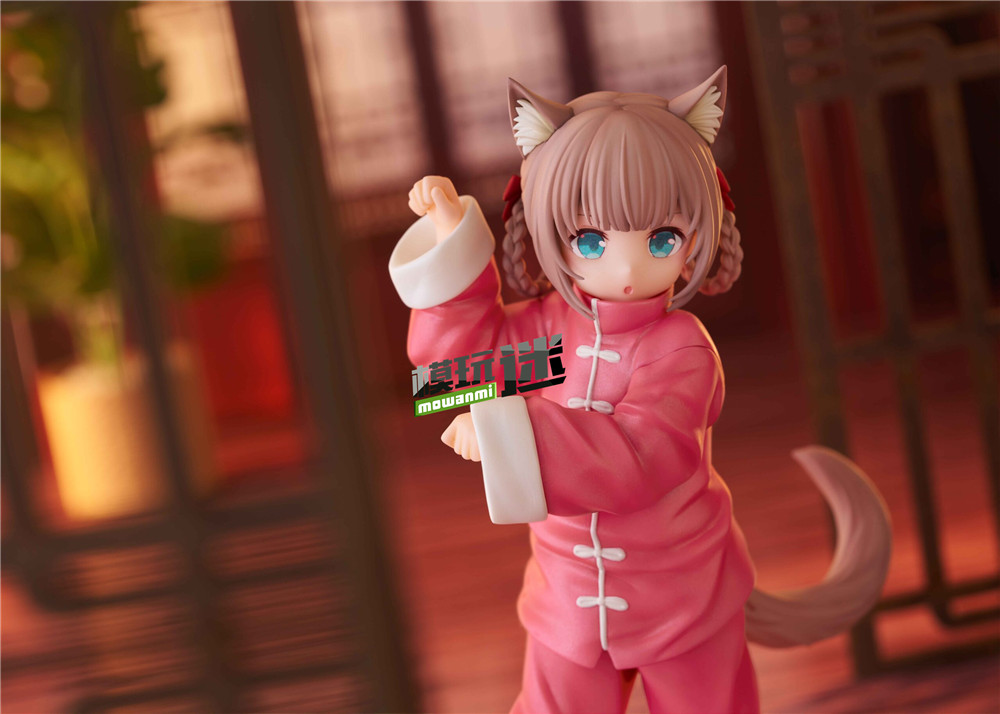 黄金頭推出《我家的猫是可爱女孩子》换装系列 喵喵黄豆粉 手办
