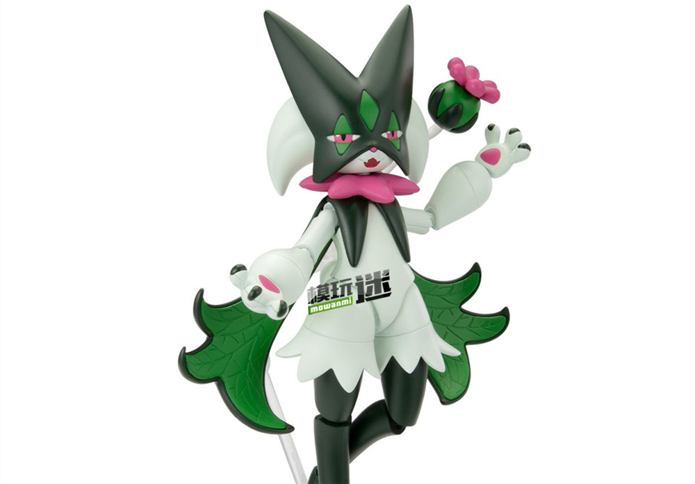 万代推出POKEPLA《宝可梦》魔幻假面喵 拼装模型
